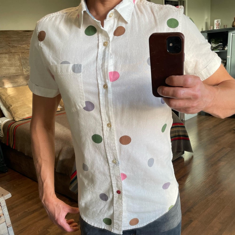 CPO mens medium button down shirt.